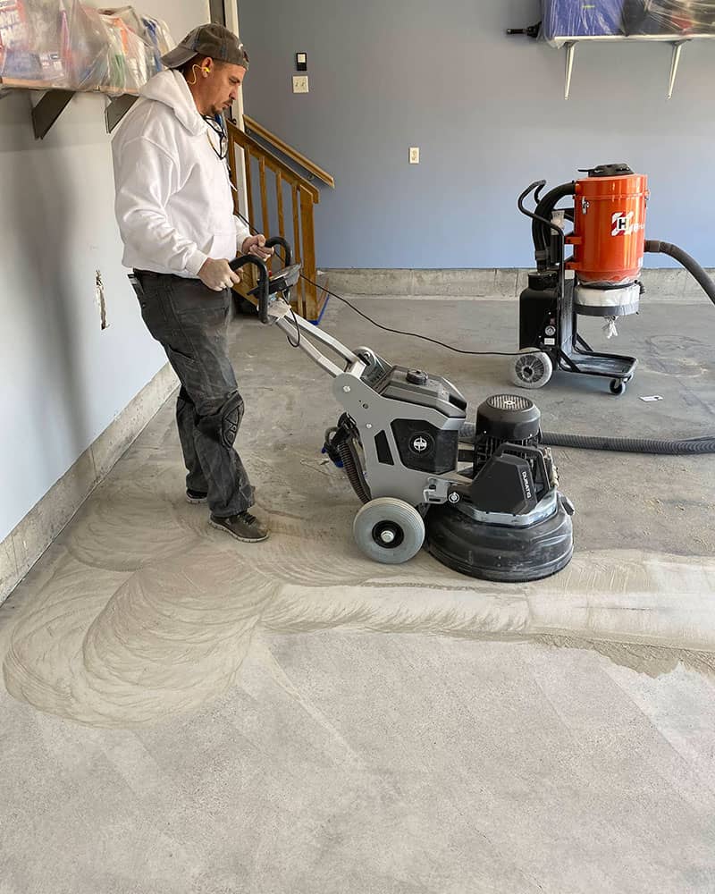 polishing epoxy flooring